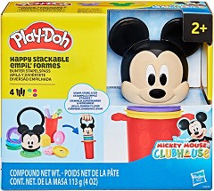 Комплект с моделин Весели форми за подреждане - Play-Doh - Творчески комплект на тема Мики Маус и приятели — G2322