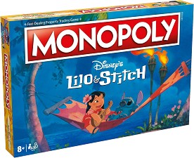 Монополи - Лило и Стич - Семейна бизнес игра — Winning Moves WM02869