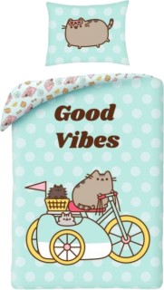     2  Pusheen Good Vibes - 140 x 200 cm - 