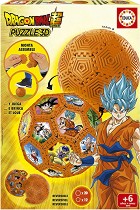 Топка Dragon Ball Z - Двулицев 3D пъзел от 32 части — Educa 19371