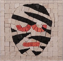 Каменна мозайка Маска - Neptune Mosaic - С размери 12 х 12 cm