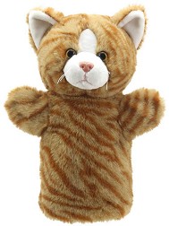 Кукла за театър The Puppet Company - Оранжева котка - От серията Puppet Buddies Animals — 4605