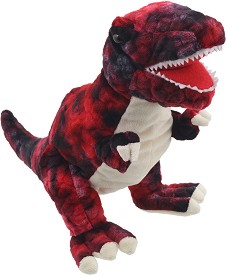 Кукла за театър Червен T-Rex - The Puppet Company - От серията Puppet Dinosaurs — 2906
