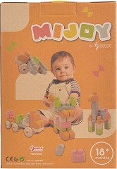 Еко конструктор от био пластмаса Bio Mijoy - Sun ta Toys - От 63 части — 9927MJ
