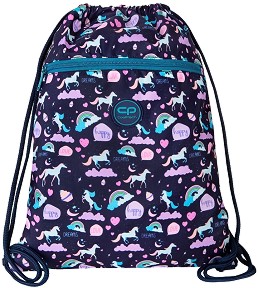 Спортна торба Cool Pack - Vert - С цип от серията Happy Unicorn — E70549