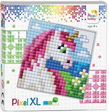 Мозайка с пиксели Еднорог - Pixelhobby - Творчески комплект — 41042-Unicorn2
