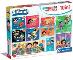 DC Comics - 10 пъзела в 1 от 18
