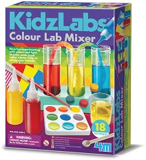 Лаборатория за цветни експерименти - 4M - Образователен комплект от серията Kidz Labs — 4M-04919