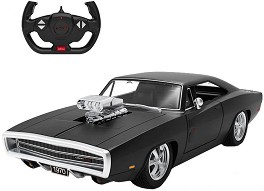 Кола с дистанционно Dodge Charger 1970 - Rastar - С отварящи се врати, преден капак и багажник — 99010