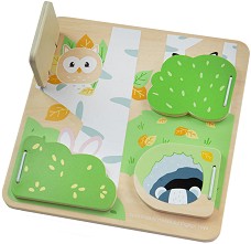 Дървена детска играчка Bigjigs Toys - Горска криеница — 34020_2