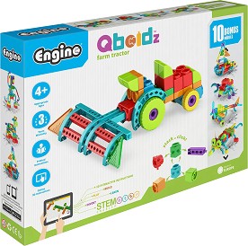 Детски конструктор Engino 10 в 1 - От серията Qboidz — QB50