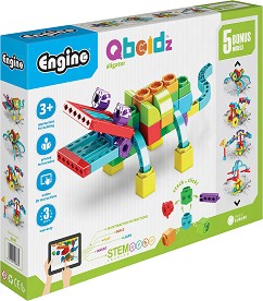 Engino - Алигатор 5 в 1 - От серията Qboidz — QB40
