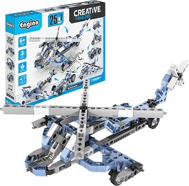 Детски конструктор Engino - 25 в 1 - От серията Creative Builder
