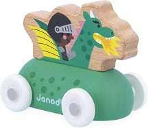 Детска кола Дракон - Janod - От серията Cross Roads — J05924
