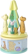 Дървена музикална въртележка - Orange Tree Toys - На тема Мечо Пух — OTT15046