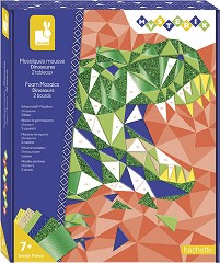 Мозайка Динозаври - Janod - Творчески комплект — J07973