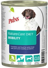 Натурална консерва за кучета за здрави стави Prins NatureCare Diet Mobility - 400 г, от серията Dietetic, за всички породи, в зряла възраст