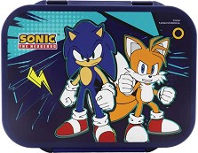 Кутия за храна с 3 отделения - С вместимост 900 ml на тема Sonic — 572-55269