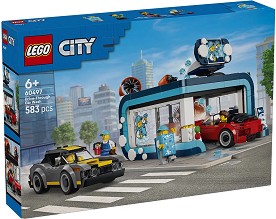 LEGO City - Автомивка с преминаване на колата - Детски конструктор — 60497