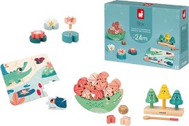 Дървен комплект за игра Животните - Janod — J04065