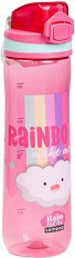 Детска бутилка от тритан Lizzy Card - С вместимост 600 ml от серията Lollipop Rainbow — 7700019001