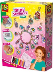 Направи си гривни с талисманчета Lovely Ocean - SES Creative - Творчески комплект от серията Mini Shrinkies — 14171