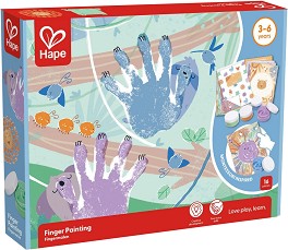 Рисуване с пръсти - Hape - Творчески комплект — 2005