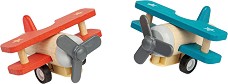 Дървени самолетчета - Bigjigs Toys - 2 броя — 36072