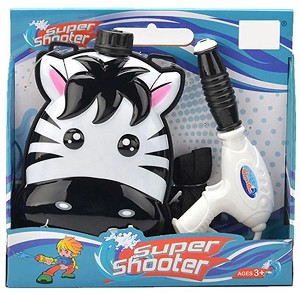 Воден бластер с раница-пълнител Зебра Water Gun — OTW20025972