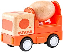 Дървен бетоновоз - Woodyland - Със звук и светлина — 92048