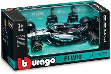 Количка F1 Mercedes-AMG W16 (#63) - Bburago - От серията Race Collezione — 18/38237 (#63)