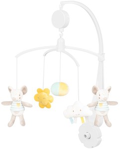 Въртележка за легло Kikka Boo - С музикални ефекти, от серията Joyful Mice — 31201010372