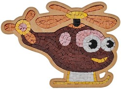 Каменна мозайка Хеликоптер - Neptune Mosaic - С размери 21 х 28.5 cm