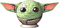 Мандалорецът - Грогу - 3D пъзел от 77 части на тема Междузвездни войни — Ravensburger 11556