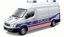 Метален полицейски камион Mercedes-Benz - Bburago — 18-32006