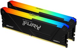 RAM памет Kingston FURY Beast RGB KF436C17BB2AK2/16