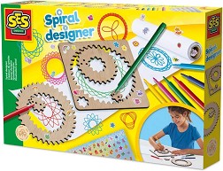Нарисувай спирали с шаблони - SES Creative - Творчески комплект — 14788