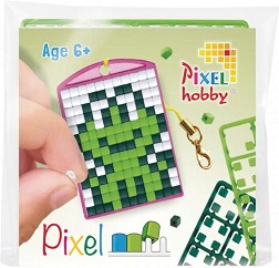 Мозайка ключодържател Жабка - Pixelhobby - Творчески комплект — 23142