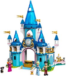 LEGO Принцесите на Дисни - Замъкът на Пепеляшка и Чаровния принц - Детски конструктор — 43206