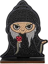 Декорирай сам фигурка на Зла вещица - Craft Buddy - Творчески комплект от серията Crystal Art