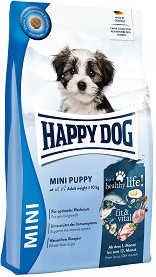 Суха храна за кучета Happy Dog Fit and Vital Mini Puppy — 0,8 кг, от серията Young, от 4 седмици до 12 месеца, до 10 кг