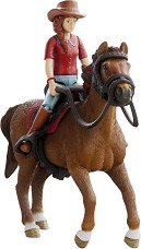 Фигурки за игра Хана и Кайен - Schleich - От серията Horse Club — 42711