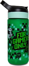 Детска пластмасова бутилка Cool Pack Bibby - С вместимост 420 ml от серията Gamer — Z08826