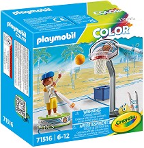 Playmobil Color - Баскетболист — 71516