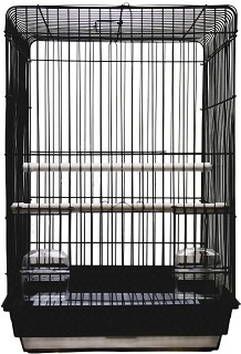 Клетка за малки птици MINA PET - 40 / 58 / 40 cm, с аксесоари - продукт