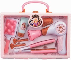 Детски фризьорски комплект в куфарче Jakks Pacific - С аксесоари на тема Принцесите на Дисни — Jakks Pacific inc