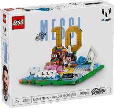 LEGO Editions - Лионел Меси: Футболни акценти - Детски конструктор — 43011