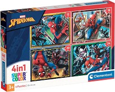 Спайдърмен - 4 пъзела на тема Спайдърмен — Clementoni 21515