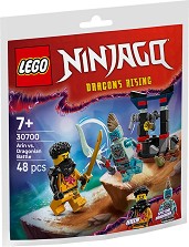 LEGO Ninjago - Битката на Арин срещу човек-дракон - Детски конструктор — 30700
