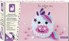 Направи сам еднорог с помпони - Janod - Творчески комплект от серията Les Ateliers Deco — J07967